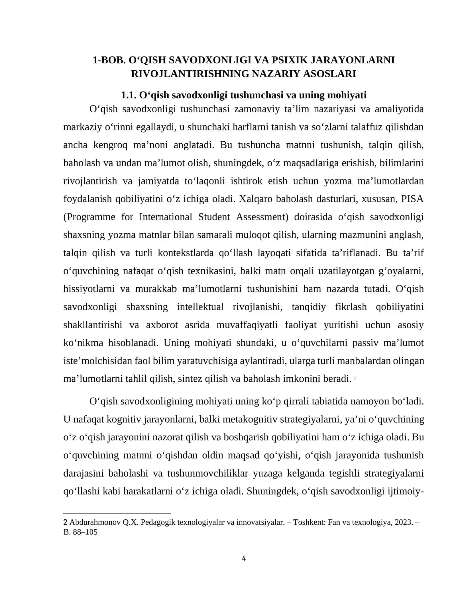 Oʻqish savodxonligi darslarida oʻquvchilarning eʼtibor, diqqat va xotirasini rivojlantirishda oʻyin metodlaridan foydalanish 4