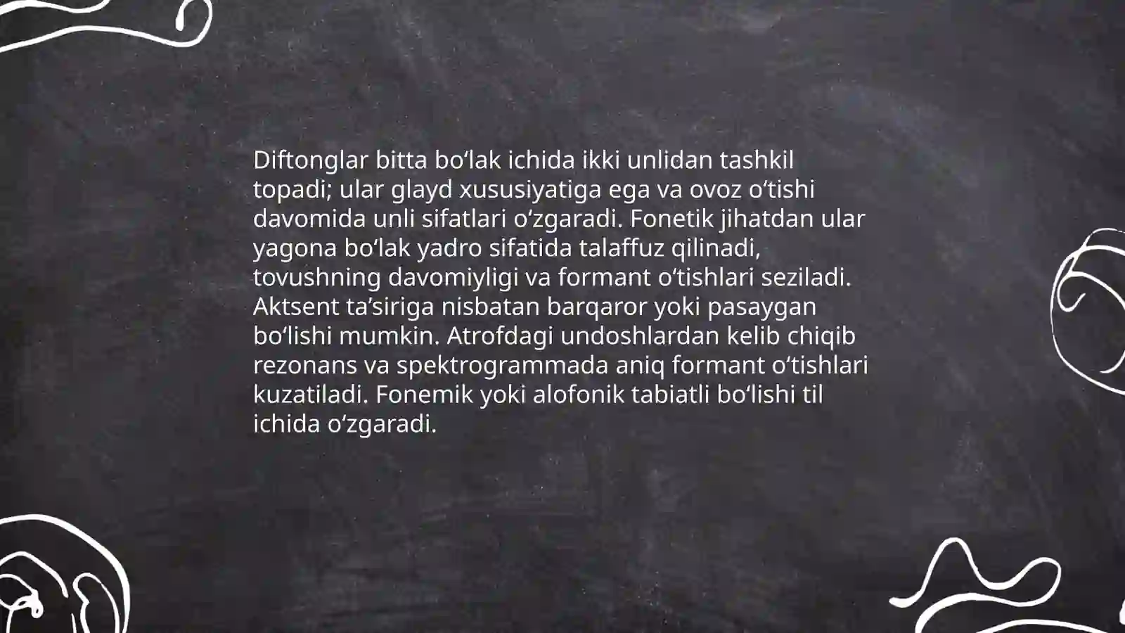 Diftonglar mavzusi 4