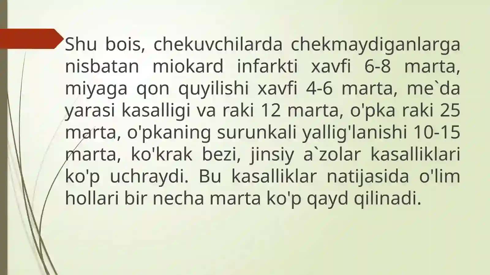 Chekishning Nafas A`zolariga Salbiy Ta`siri 4