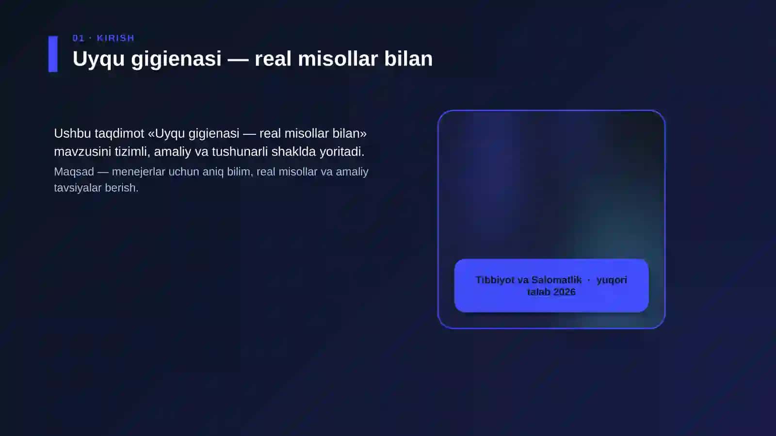 Uyqu gigienasi — real misollar bilan 4