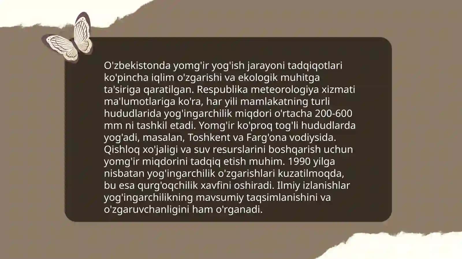 O'ZBEKISTONDA AMALGA METEOROLOGIK TADQIQOTLAR 4