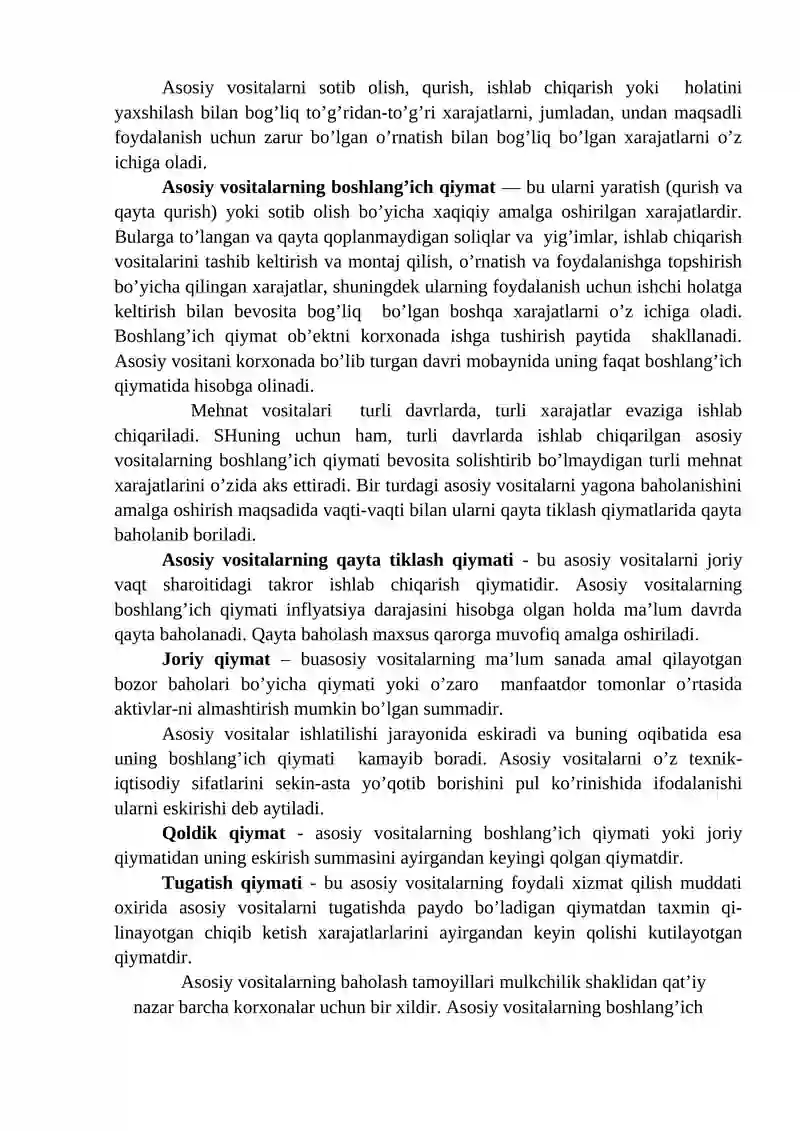MAVZU. ASOSIY VOSITALAR VA NOMODDIY AKTIVLAR HISOBI 4