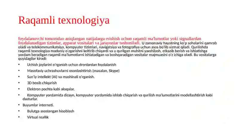 RAQAMLI IQTISODIYOTNING TEXNOLOGIKASOSLARI 4