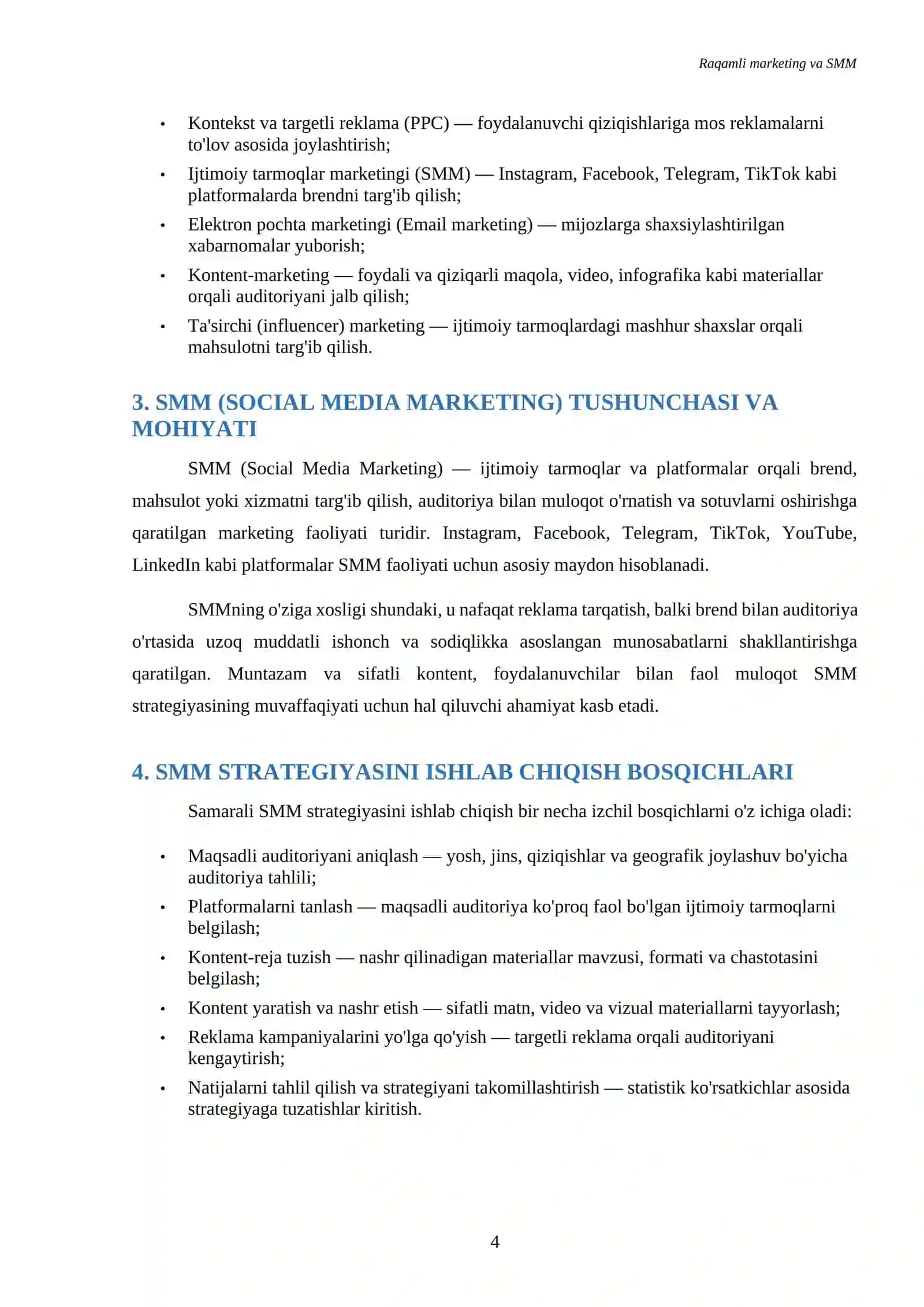 Referat Raqamli marketing va SMM 4