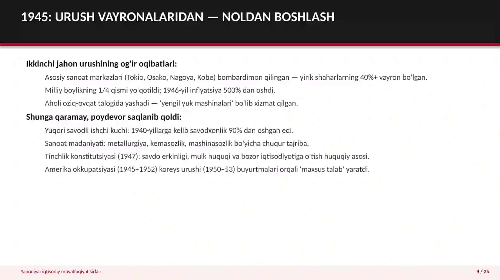 Yaponiya qanday qilib muvaffaqiyatga erishdi 4