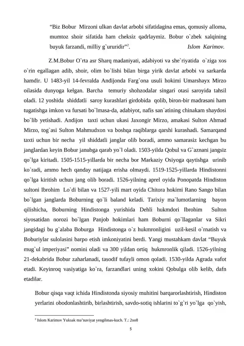 Boburnomaning badiiy xususiyatlari 4
