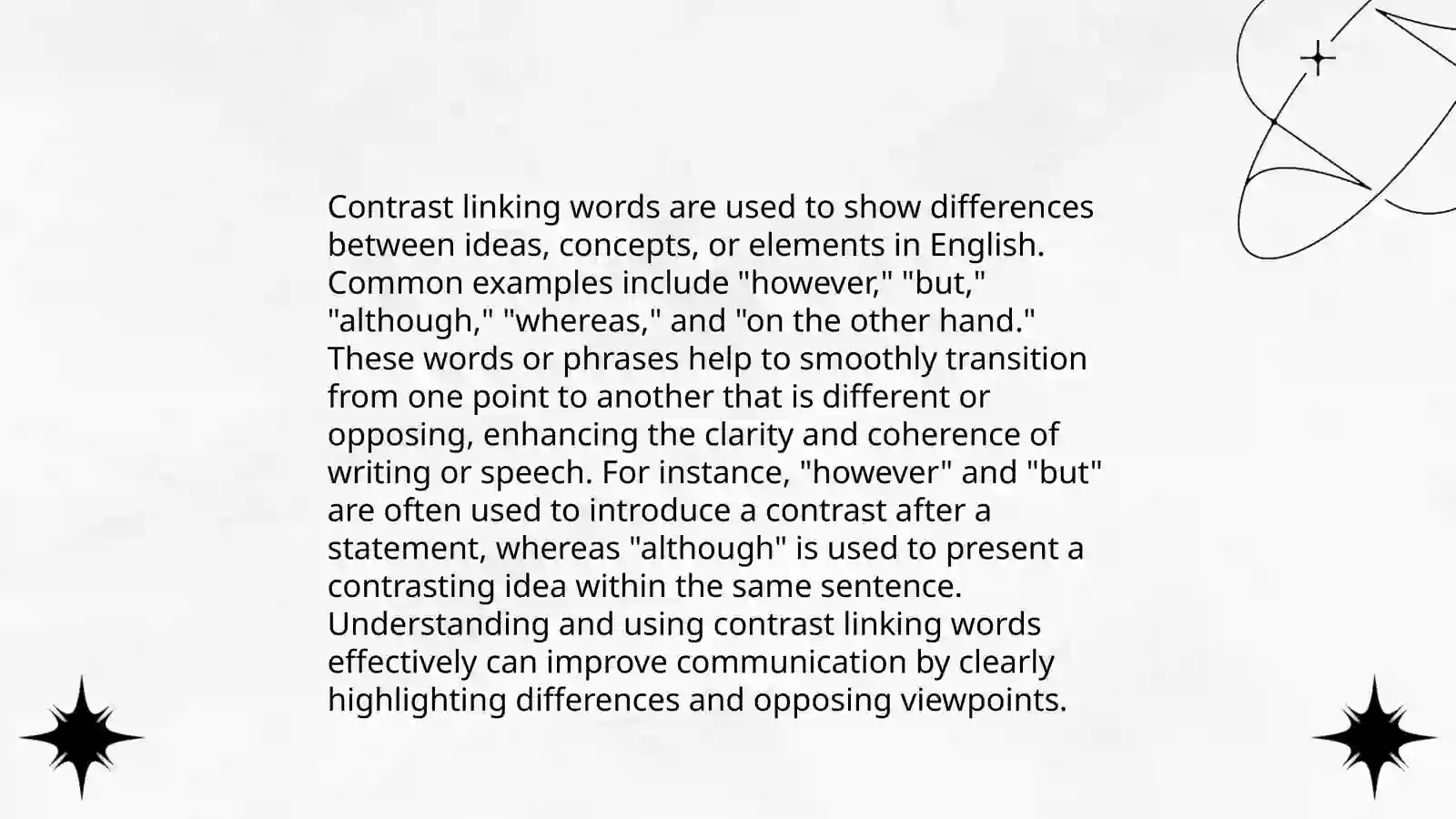 Linking words 4