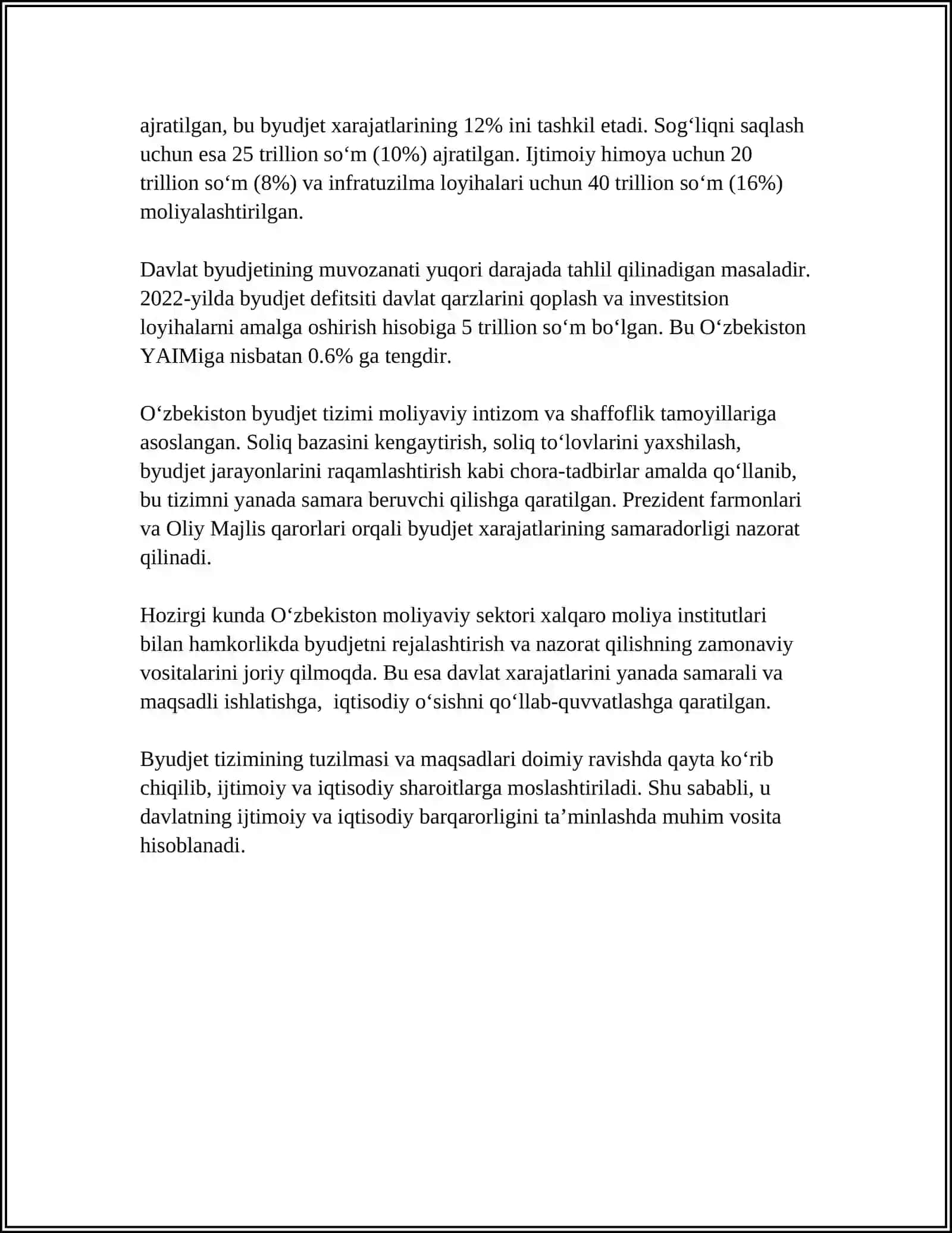 BUDJET VA SOLIQ SIYOSATI 4