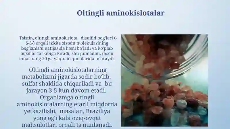 Oltingugurt saqlovchi birikmalar 4