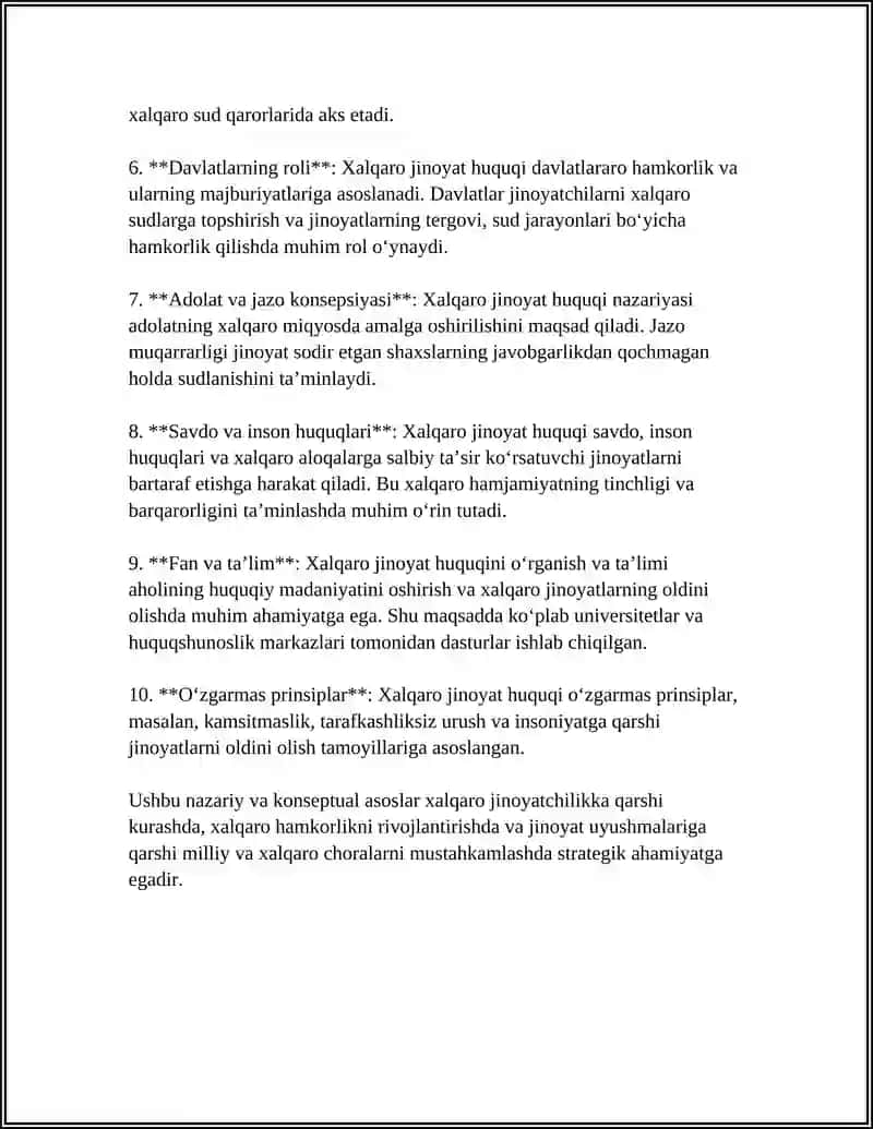 Xalqaro Jinoiat Huquqi 4