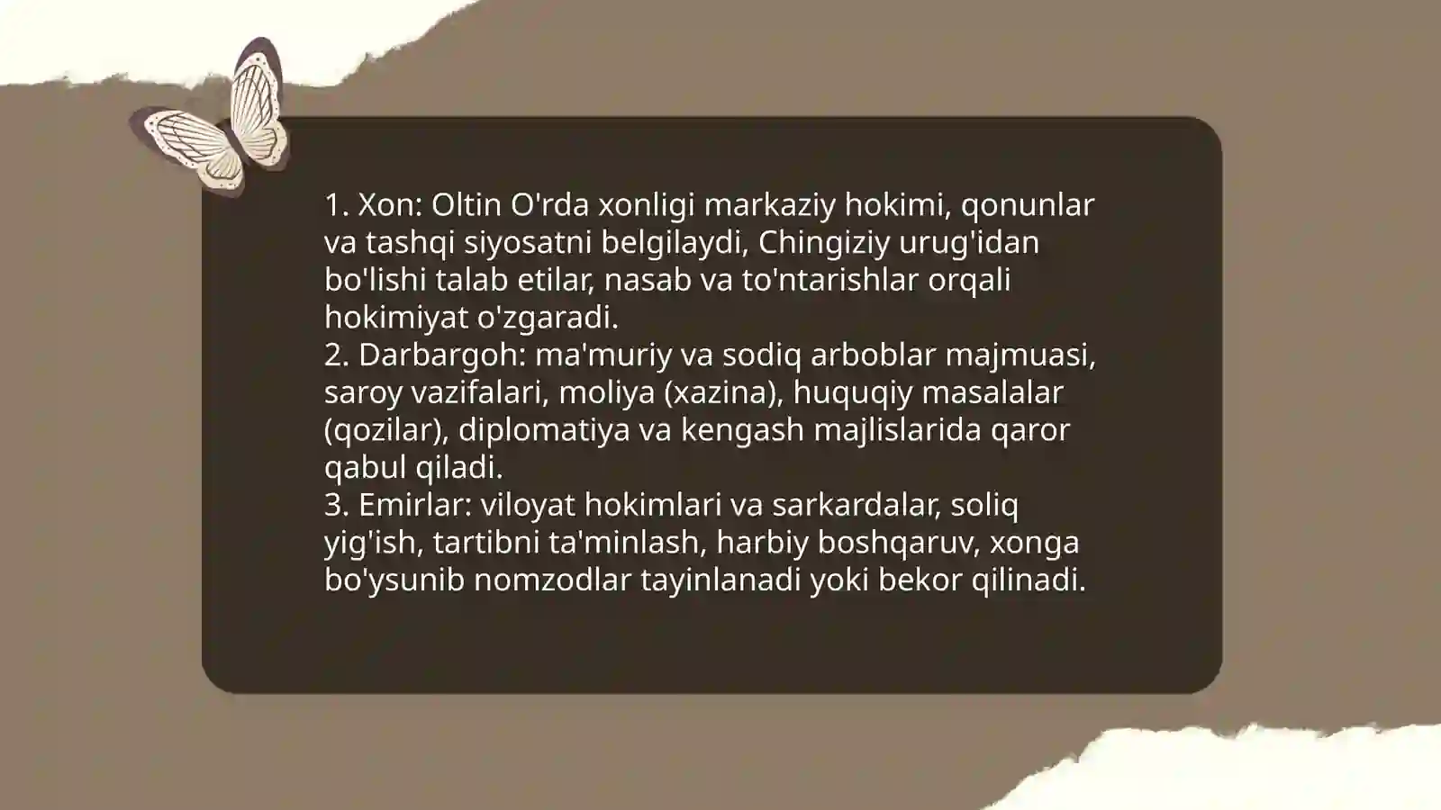 Oltin O'rda xonligi 4