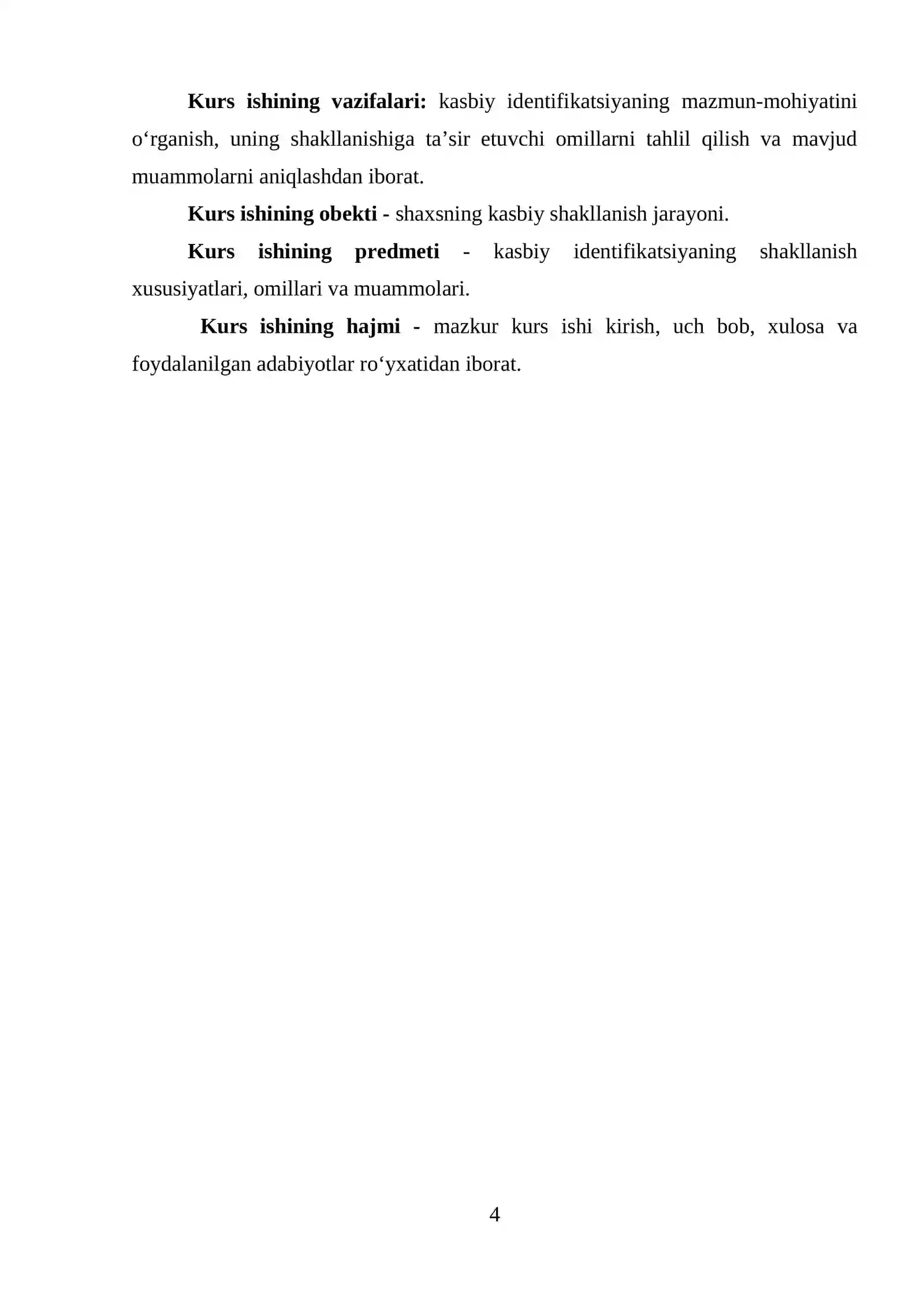KASBIY INDENTIFIKATSIYA MUAMMOSI 4