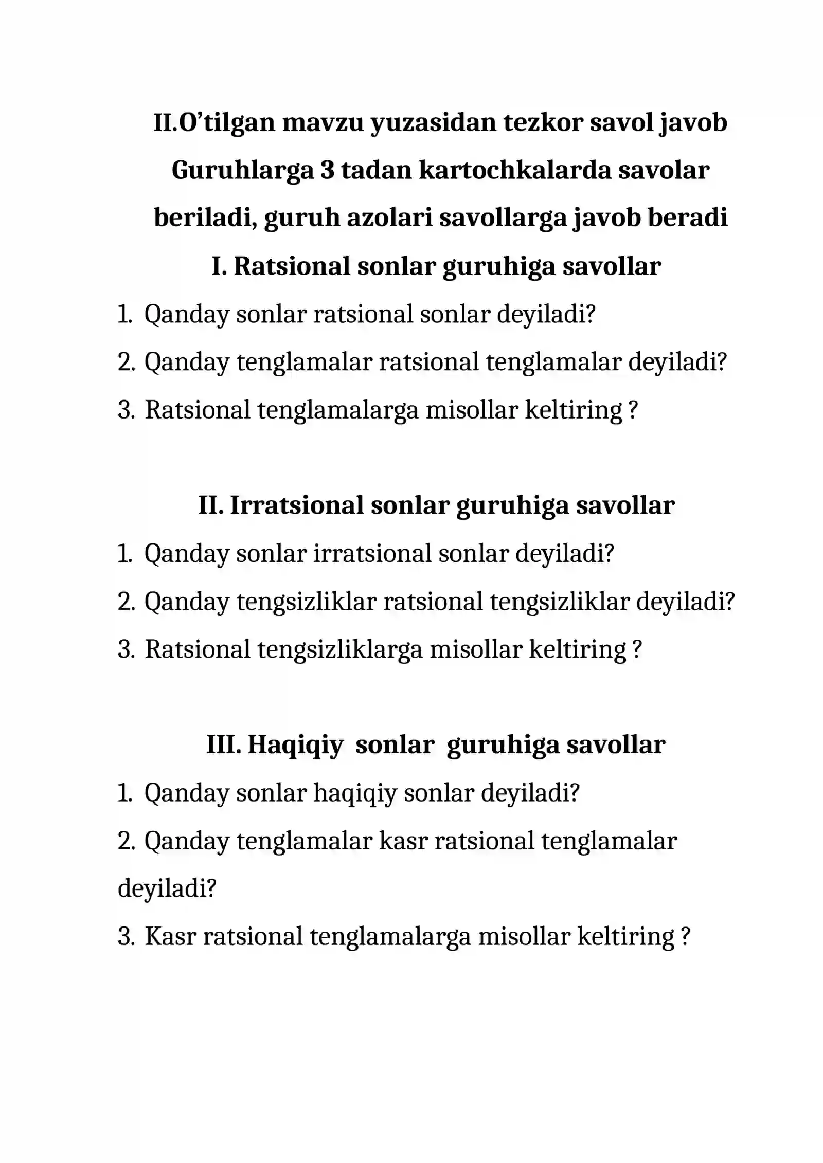 IRRATSIONAL TENGLAMALAR 4