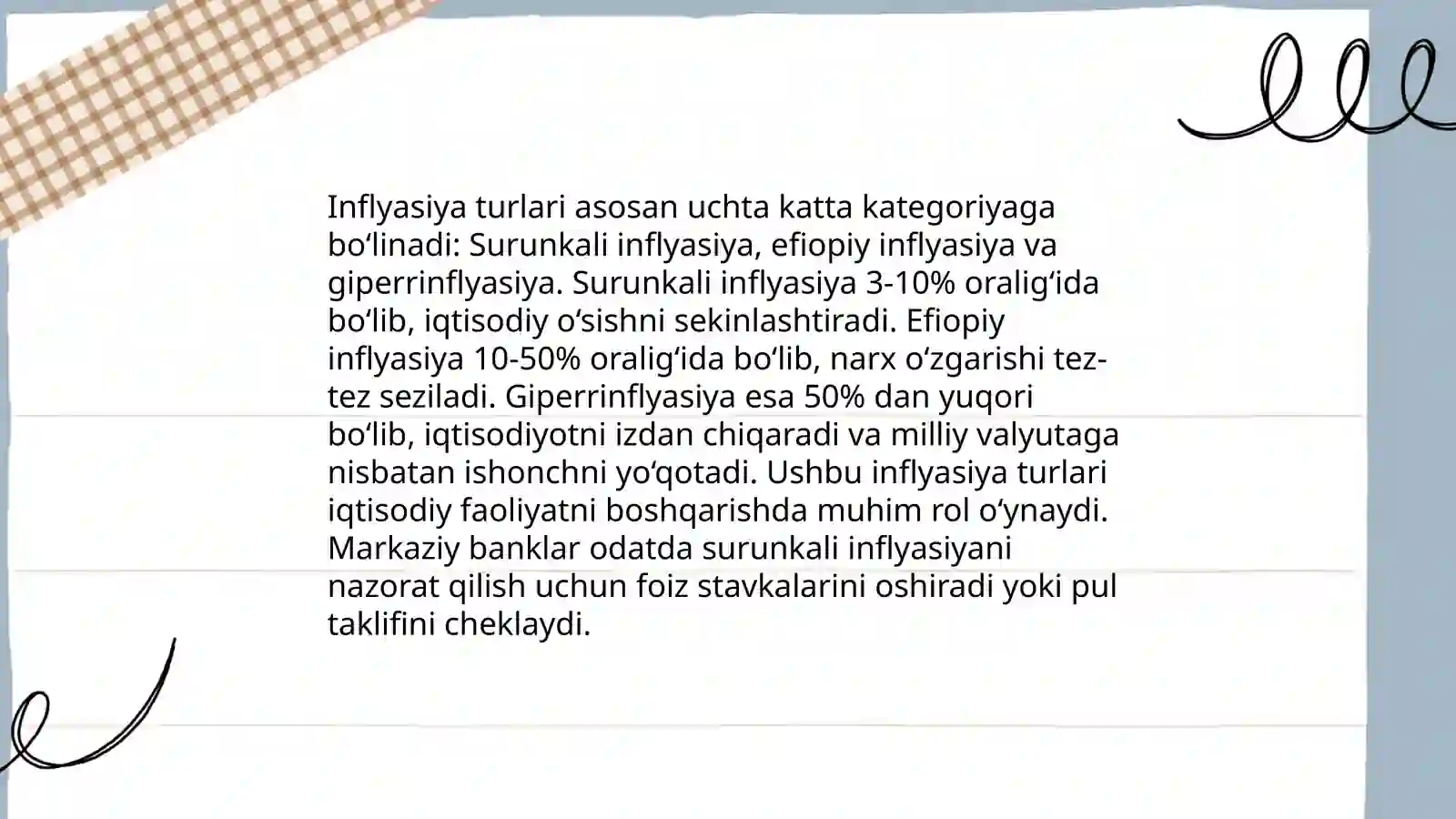 Inflyasiya va inflyasiyaga qarshi siyosat 4