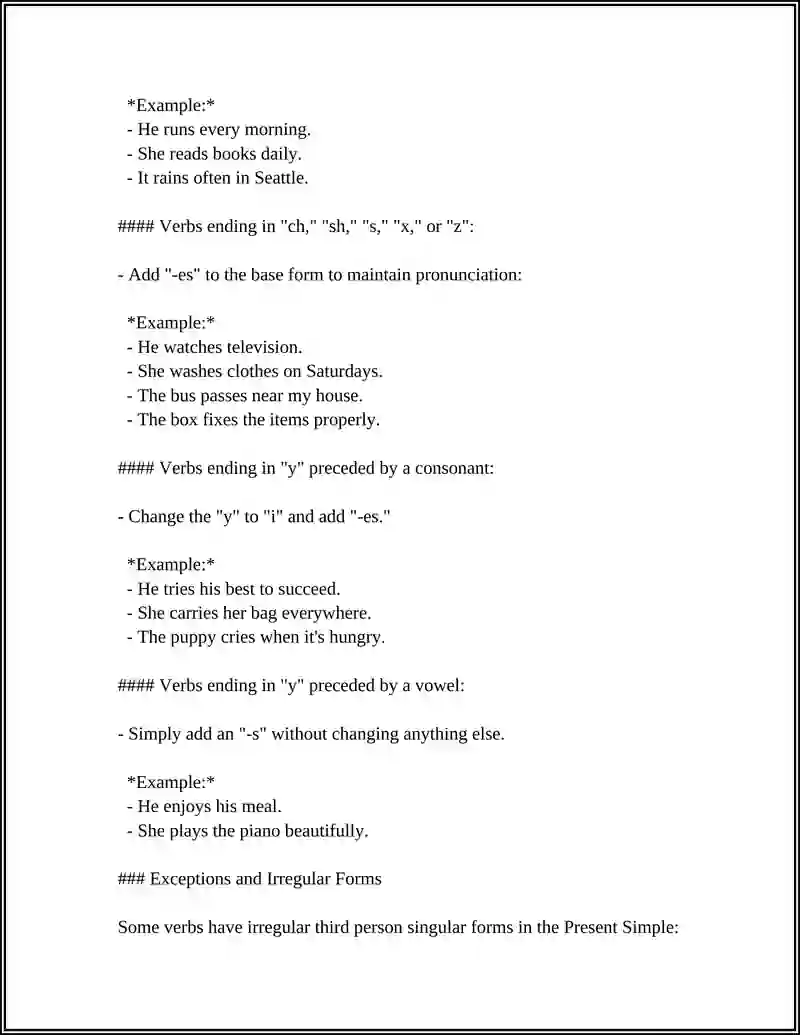 Theme: PRESENT TENSES 4