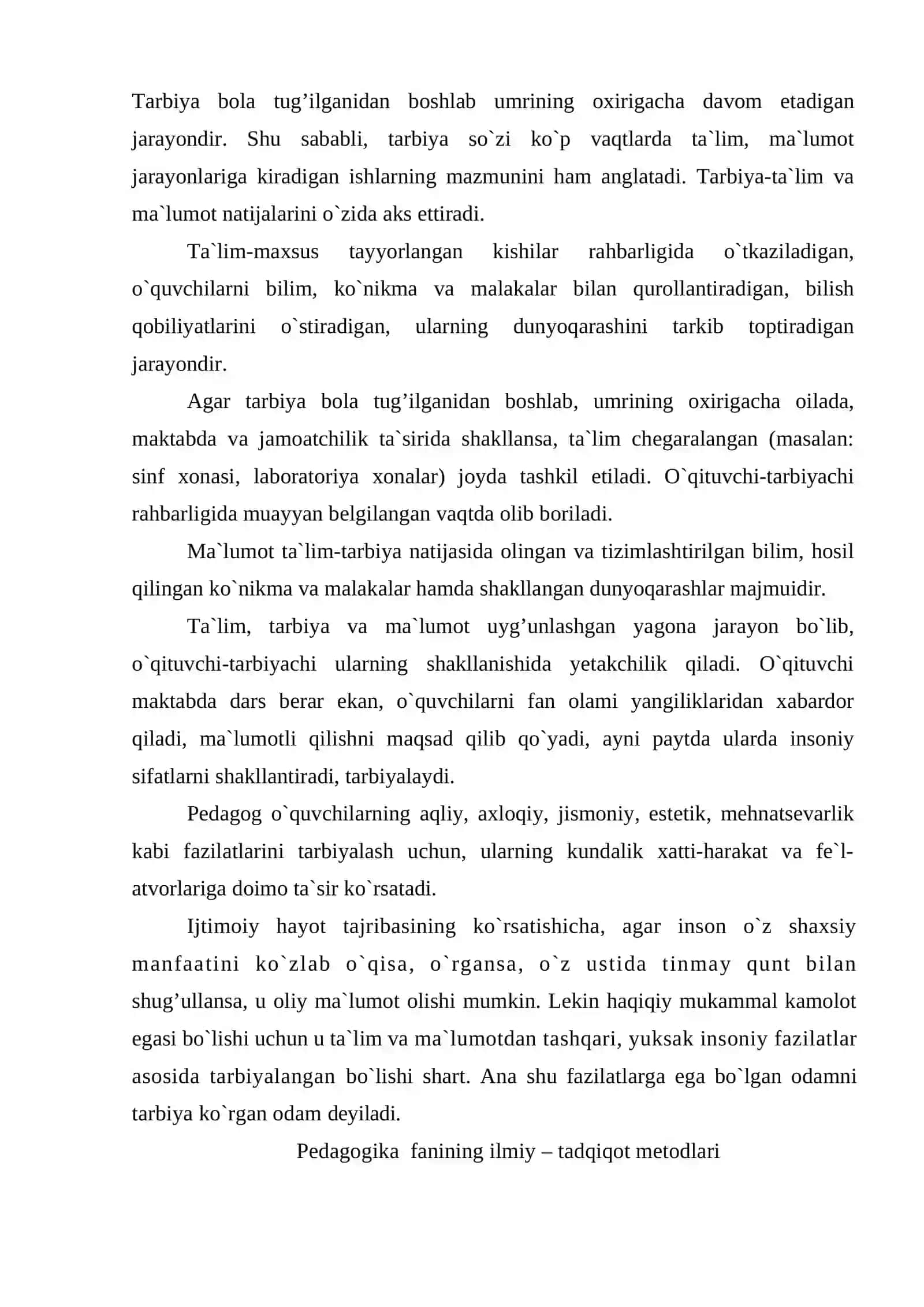 Zamonaviy ta’lim-tarbiya va uning mohiyati 4