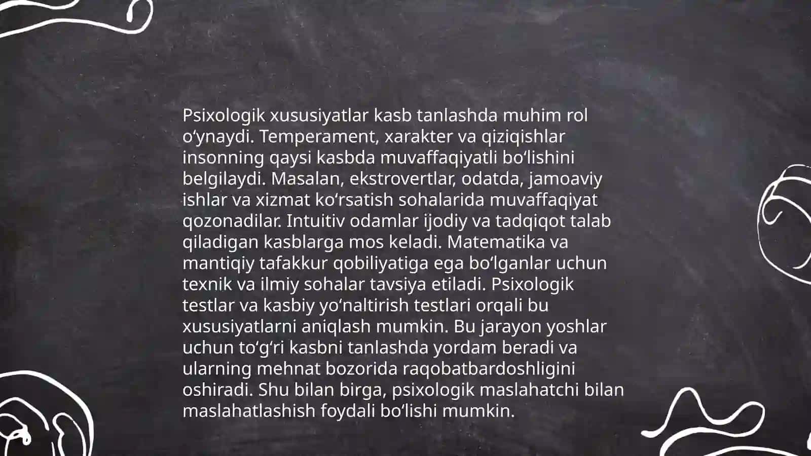 Yoshlarni kasbga yoʻllashda ularning his tuygʻulari va irodalarini hisobga olish 4