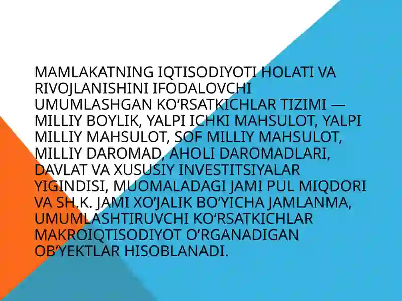 MOLIYAVIY INQIROZ, INVESTITSIYALAR VA IQTISODIY O’SISH 4