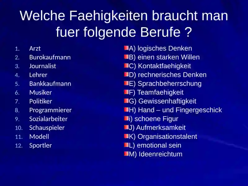 Der Beruf 4