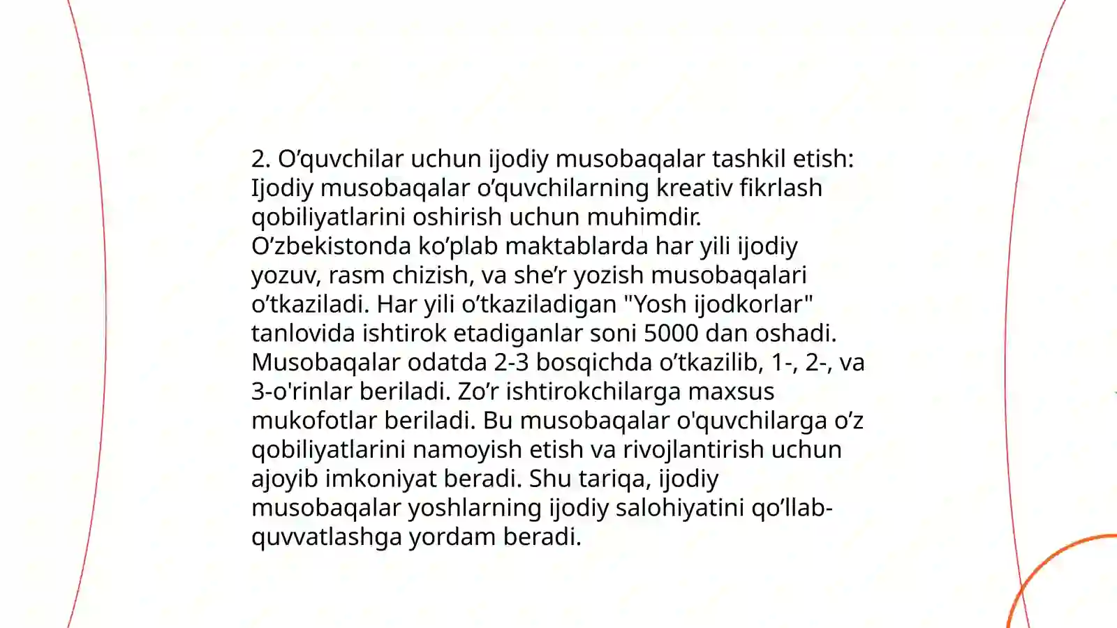 Sinfdan tashqari ishlarni tashkil qilish 4