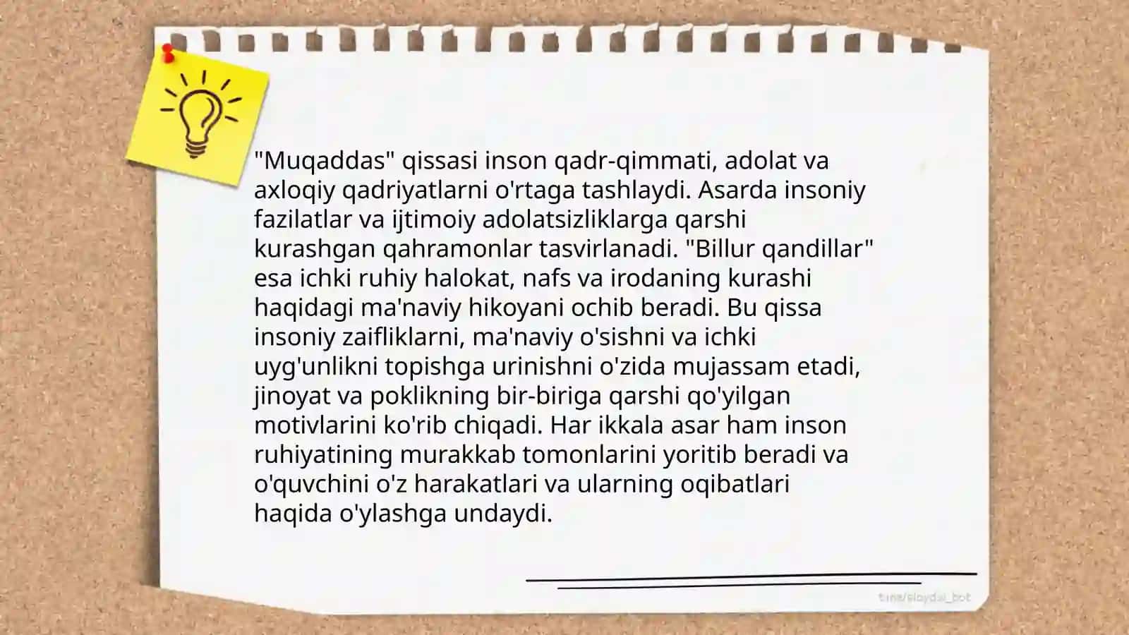 Odil Yoqubov "Muqaddas" va " Billur qandillar" qissalarini qiyosiy oʻrganish asoslari 4