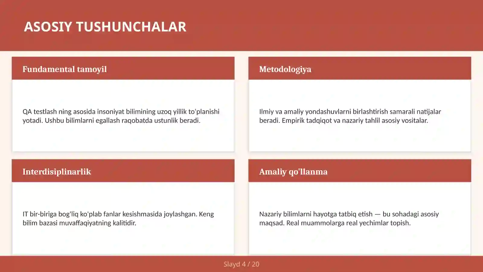 QA testlash 4