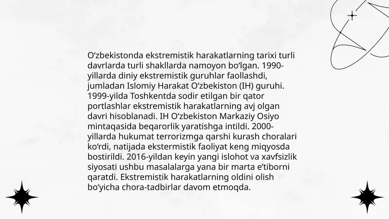 Terroristik, ekstremistik haraktlarda rivojlanish va kengqamrovlilik 4
