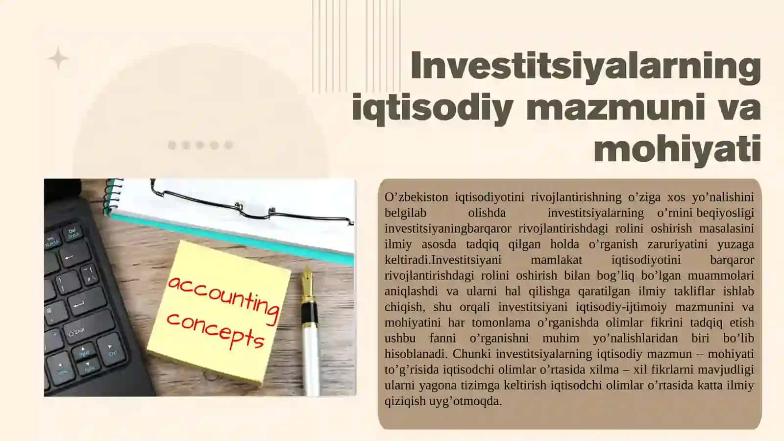 Investitsion Mulkni Moliyaviy Hisobotda Aks Ettirish Qoidalari 4