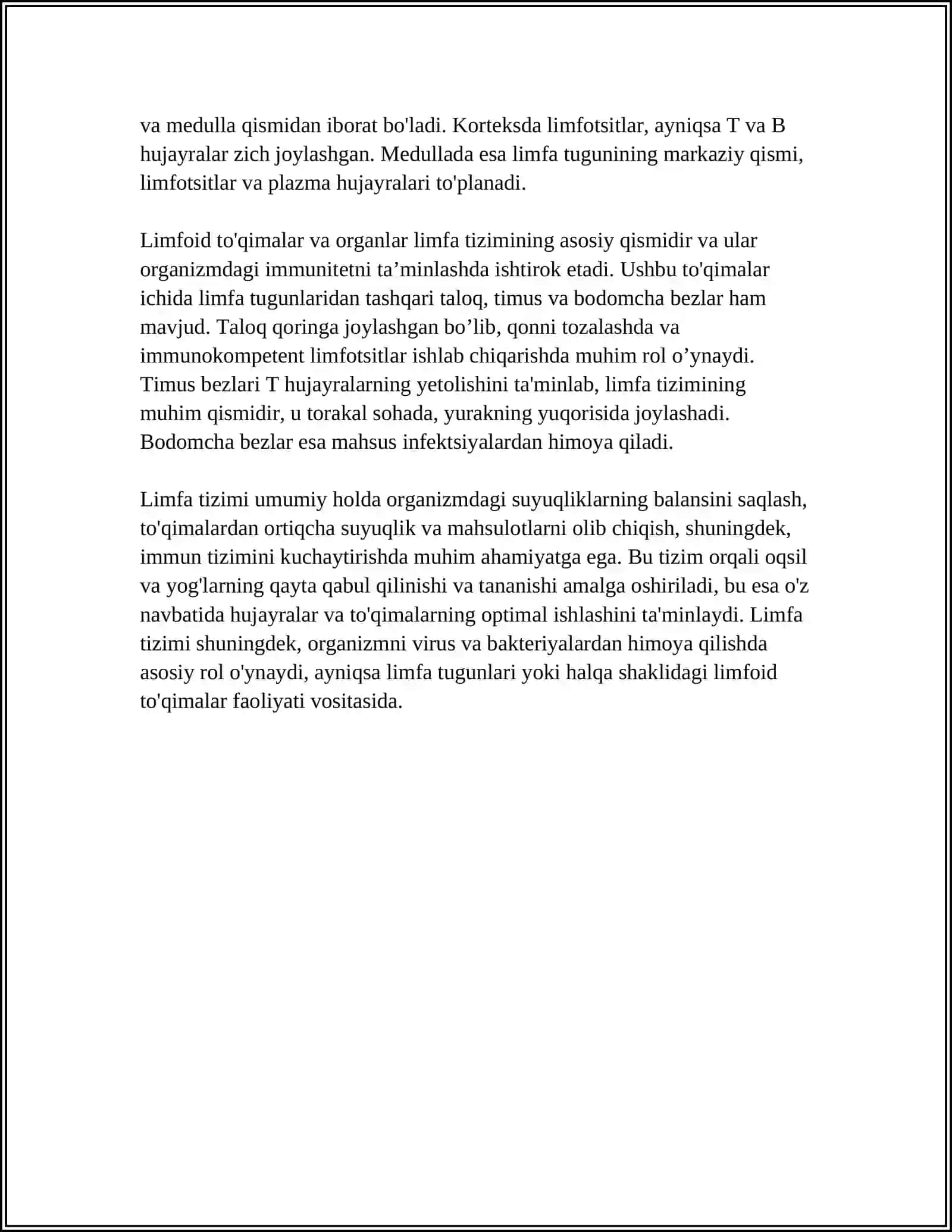 Limfa Mavzusiga Referat 4