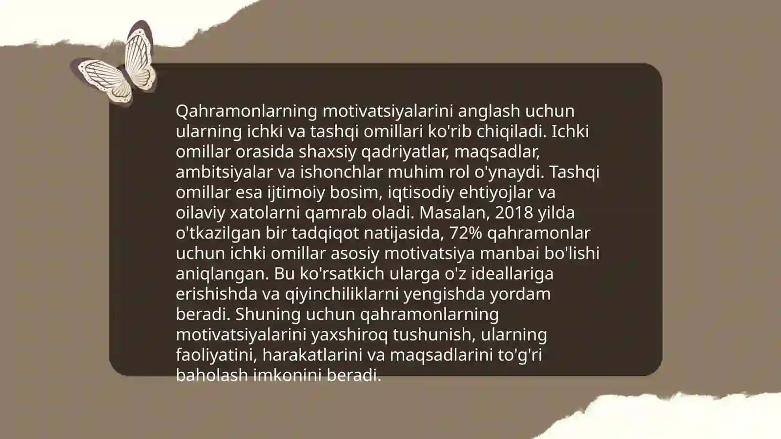 Asar qahramonlarini tahlil qilish 4