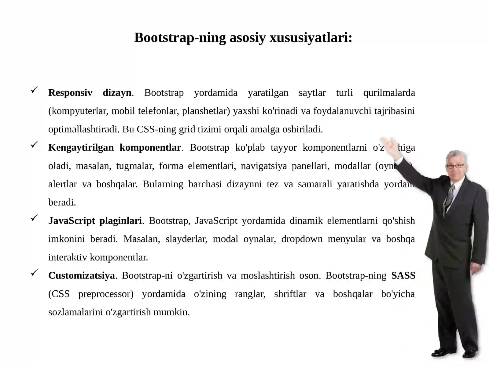 Bootstrap frameworki bilantanishuvvaboshlang’ichtushunchalar 4