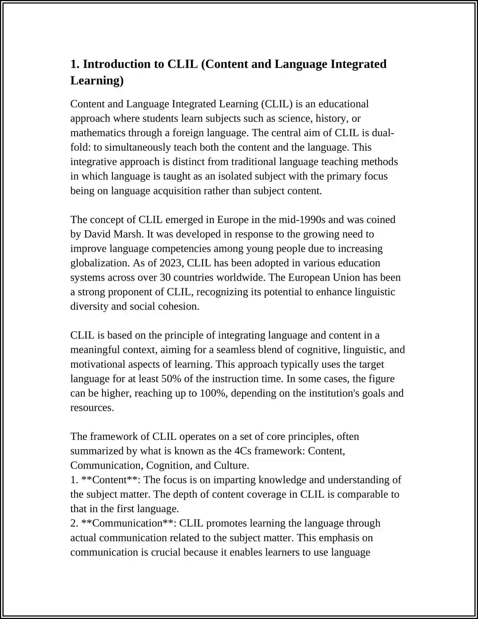 WHAT IS CLIL 4