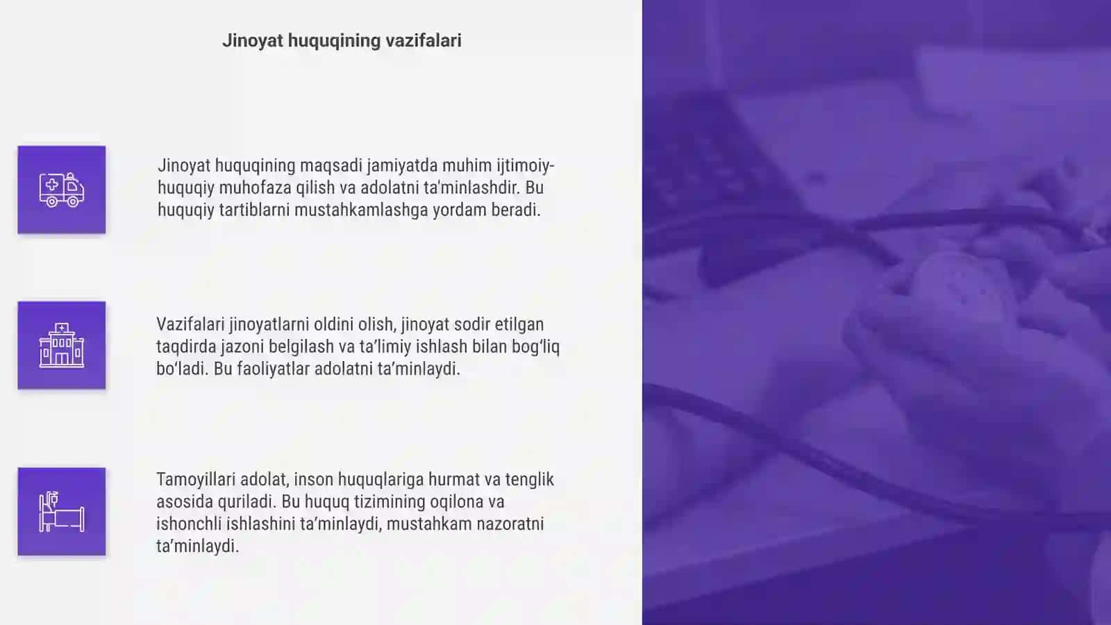 Jinoyat huquqining maqsadi vazifasi va tamoyillar 4