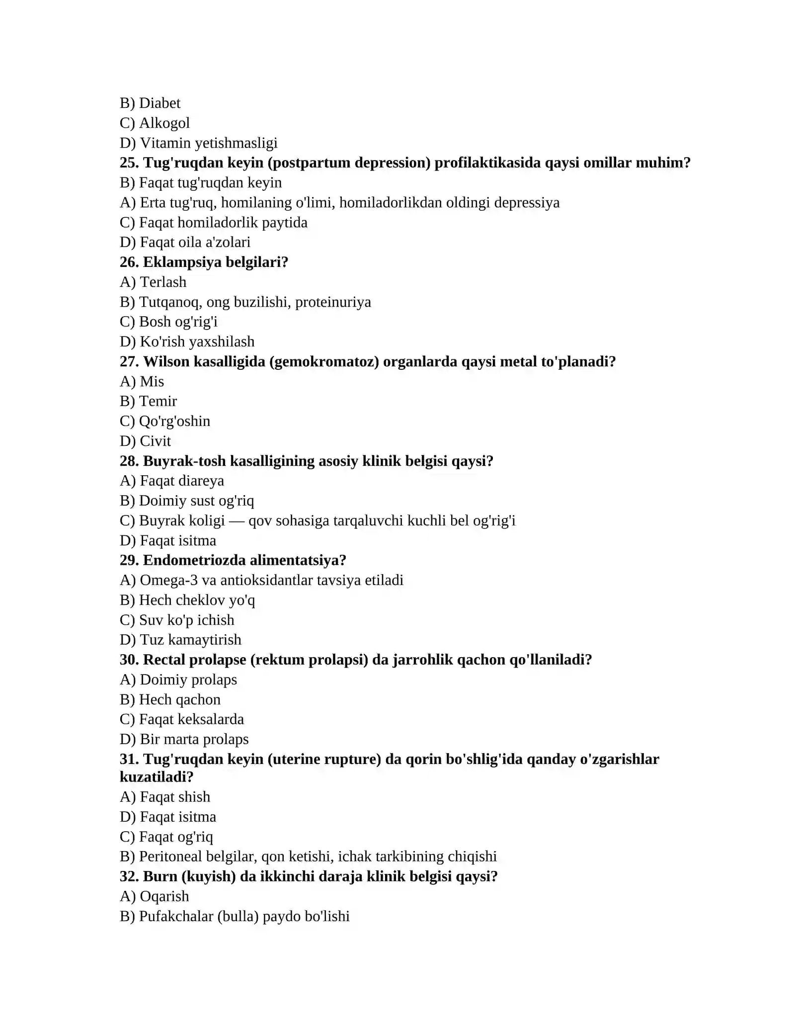 Tibbiyot imtihoniga tayyorgarlik 4
