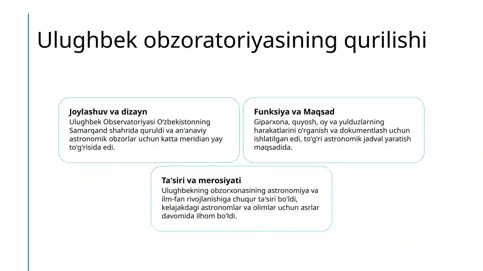 Mirzo uluğbek ziji jadidi koʻragoniy asari 4