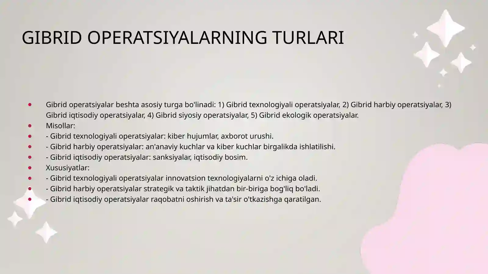 Gibrid Operatsiyalar 4