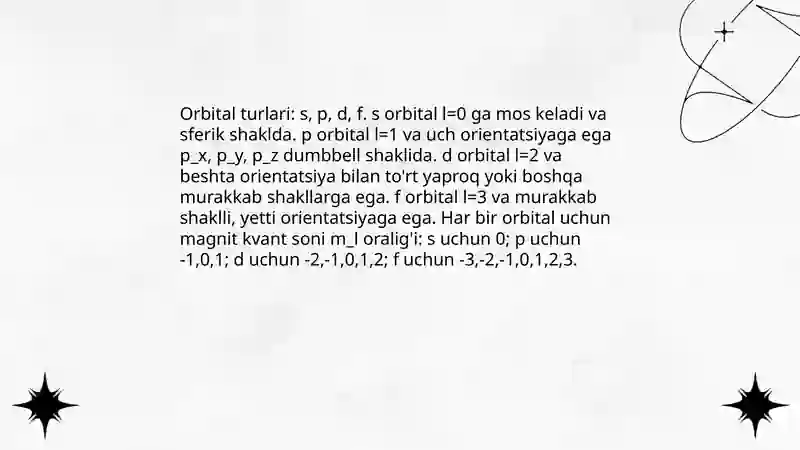 Atomlarning elektron tuzilishi 4