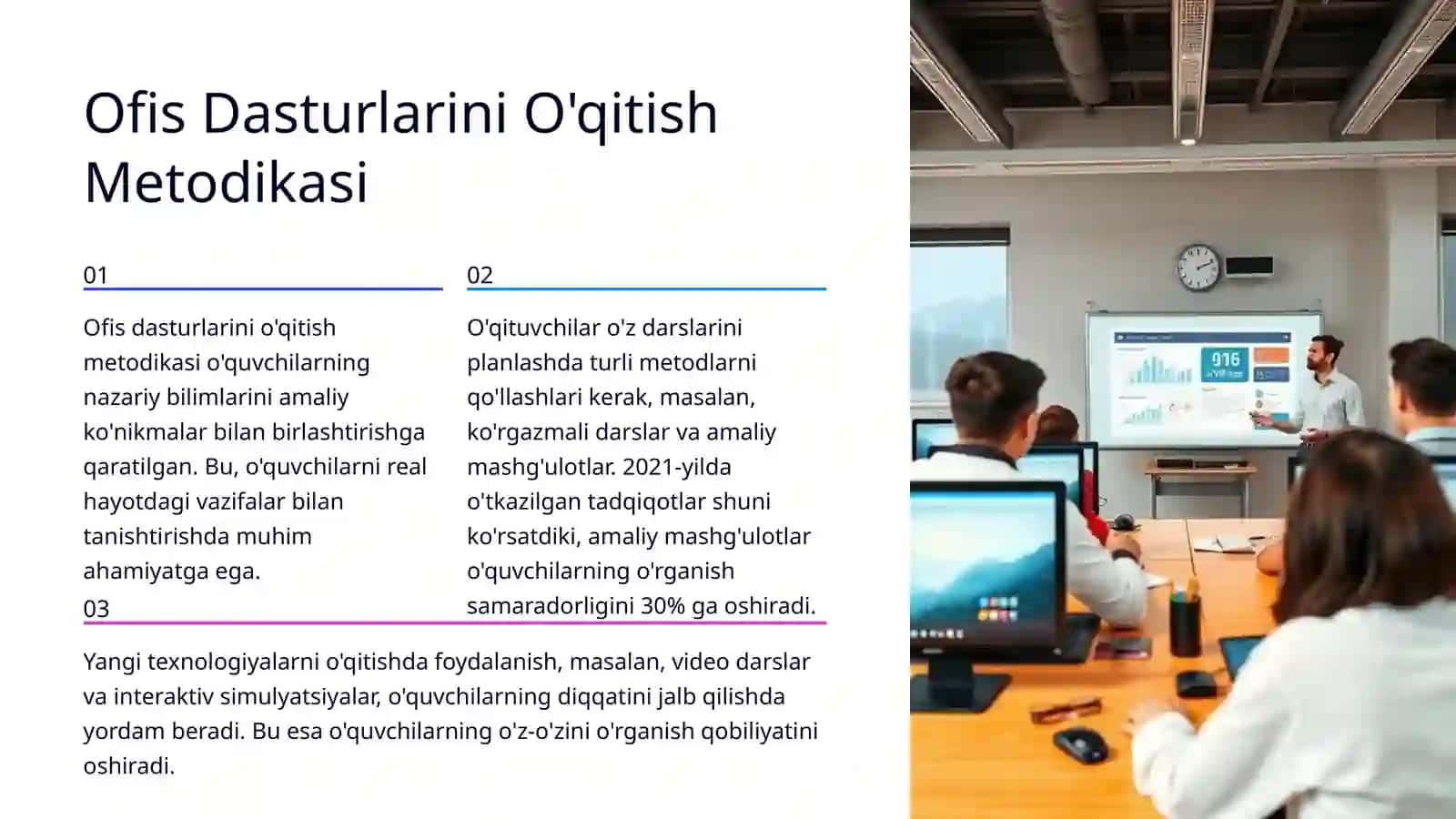 Web texnologiyalar asosida ofis dasturlarini o'qitish metodikasi 4