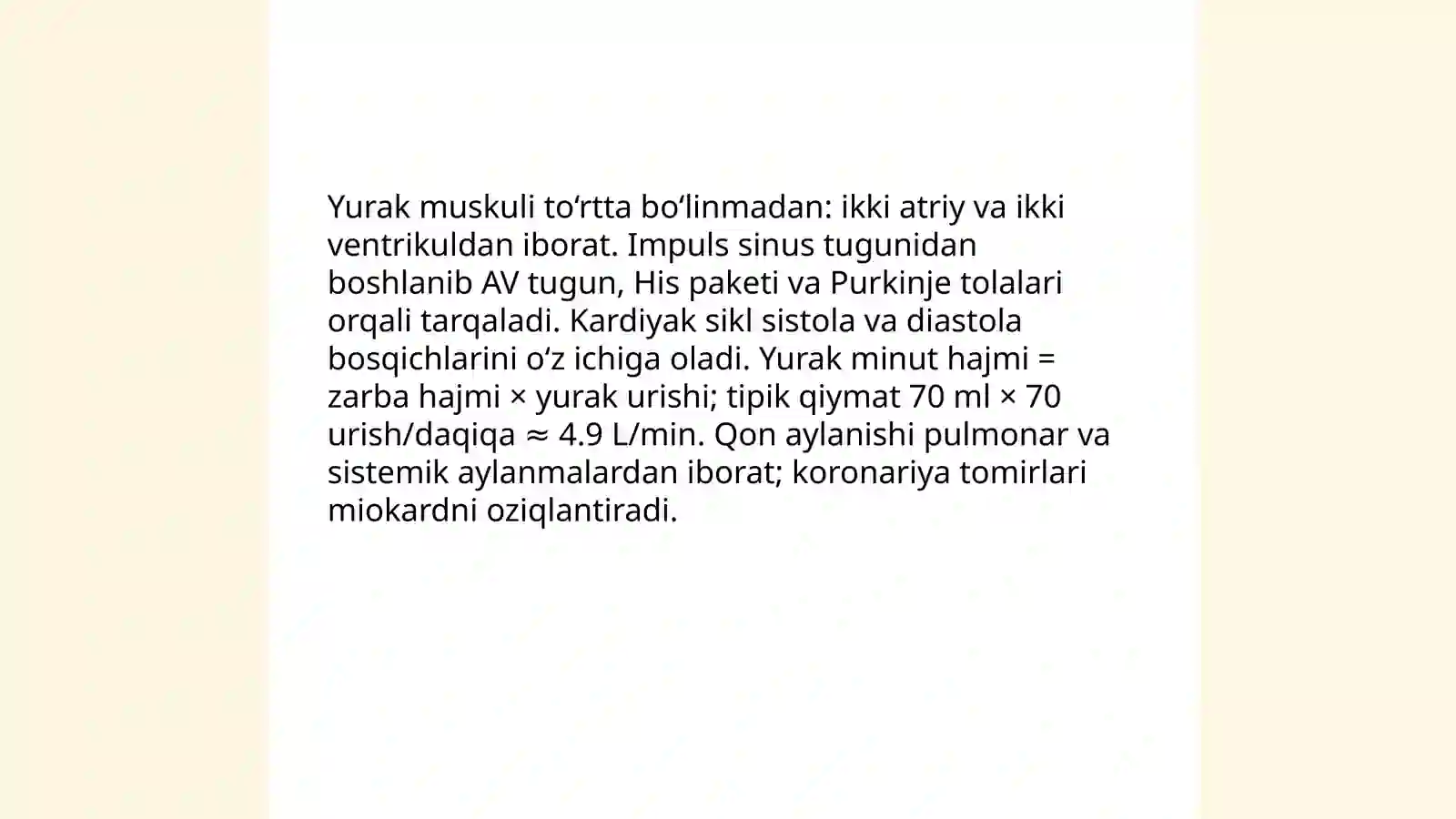 Yurak haqida 4