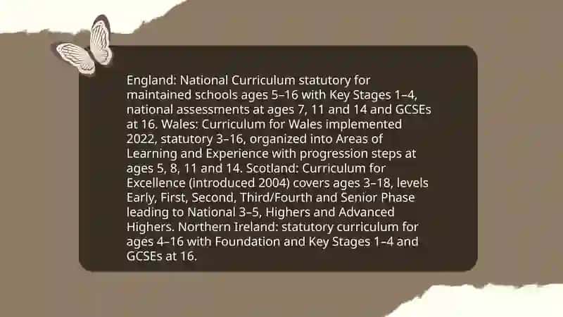 Educational features of England Scotland Wales and Northern Ireland 4