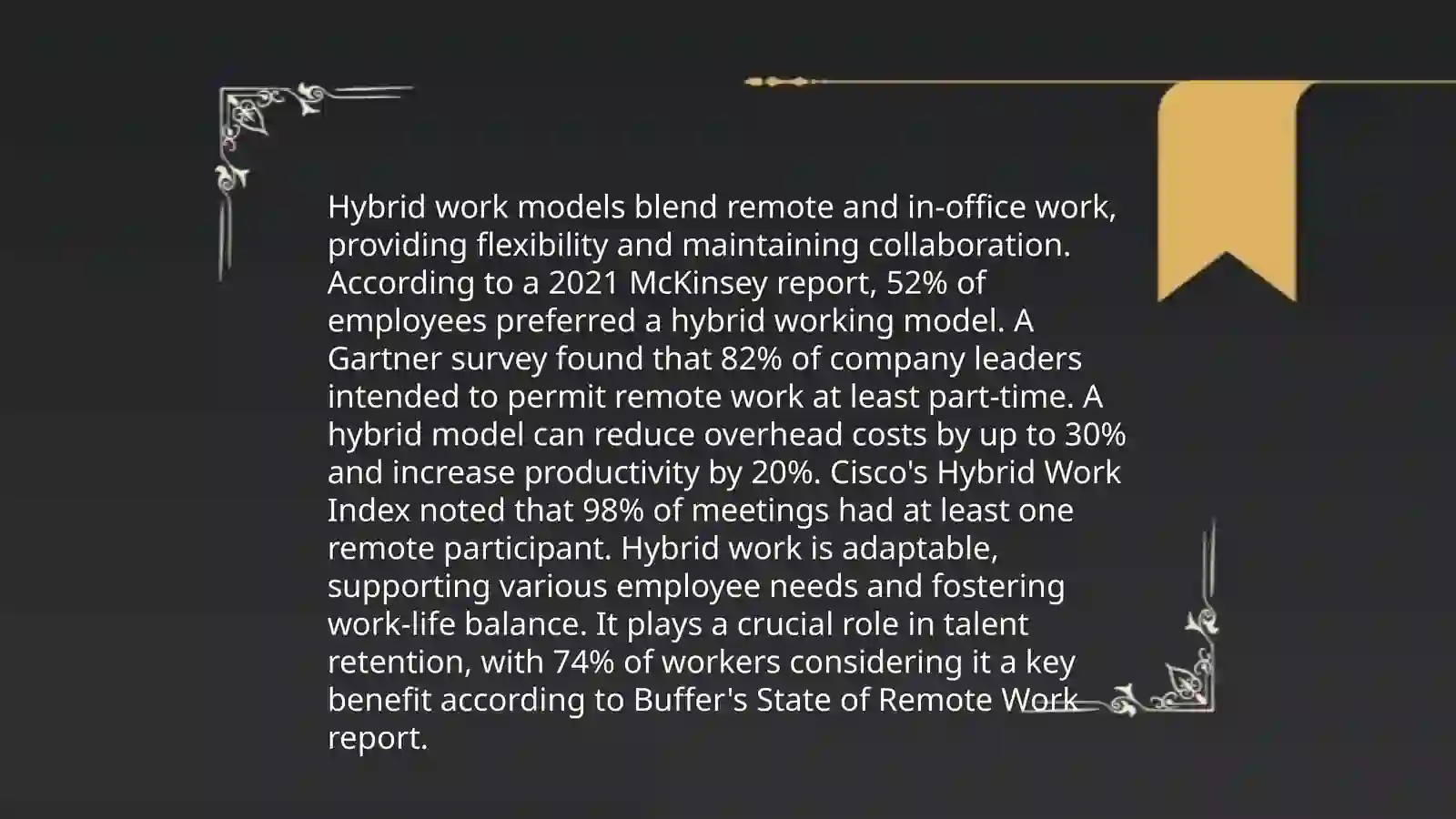 work changed the corporate dynamics 4