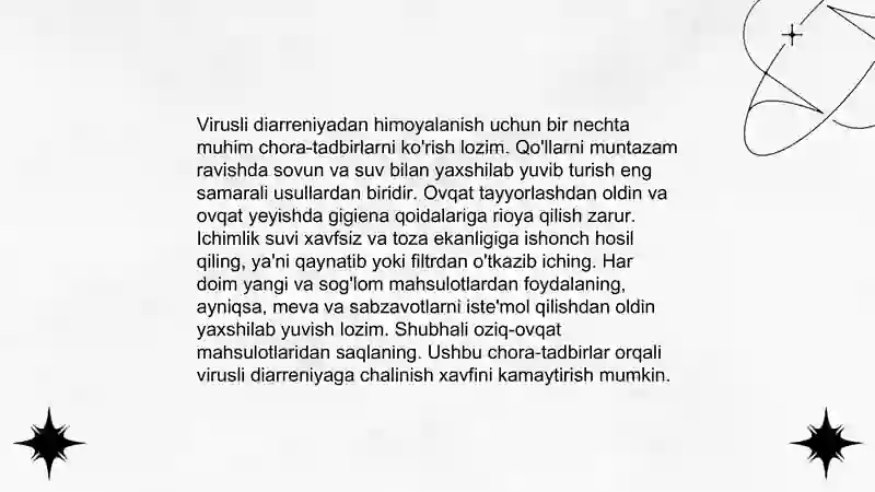 Virusli diareya. Vabo 4
