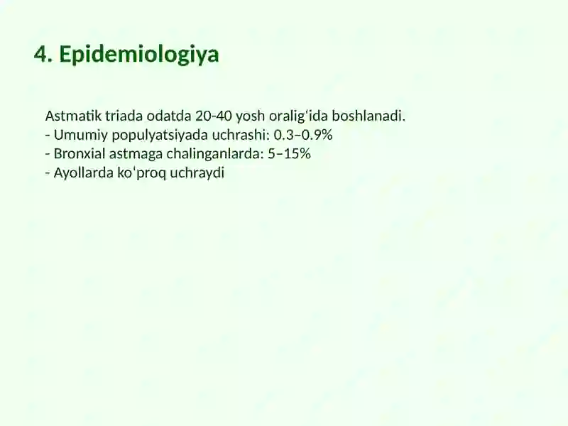Astmatik triada 4