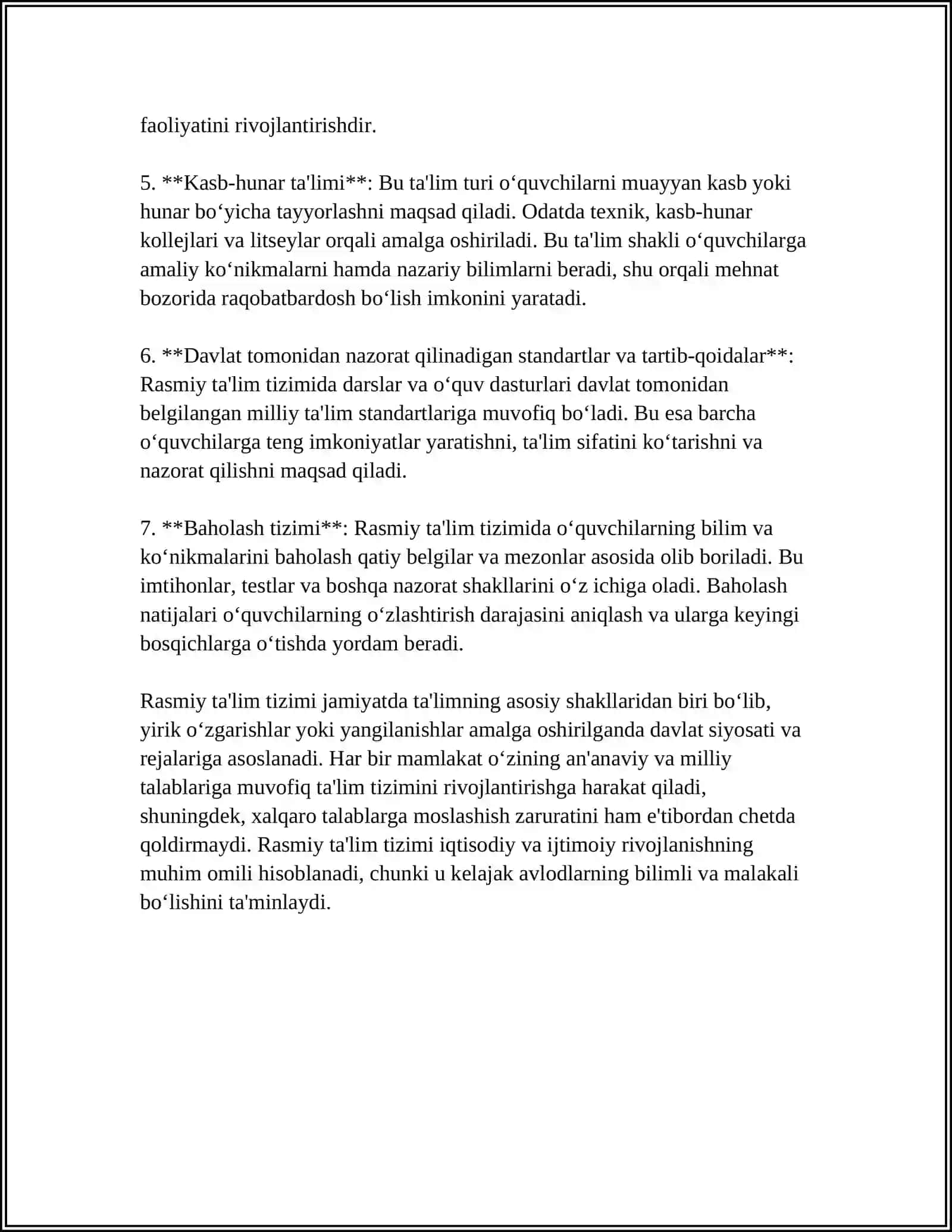 TA'LIM TURLARI VA TA'LIMNI TASHKIL ETISH SHAKLLARI 4