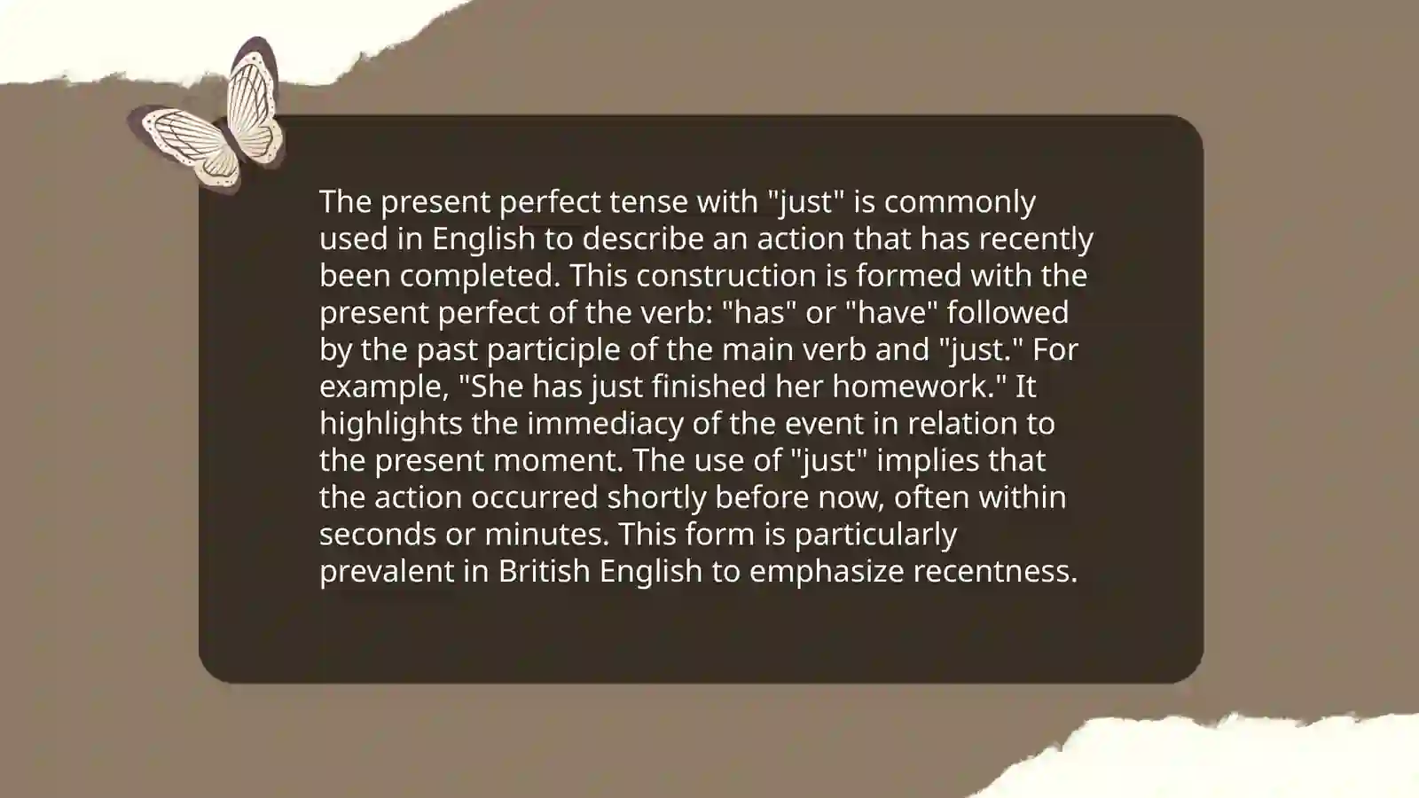 Present perfect 4