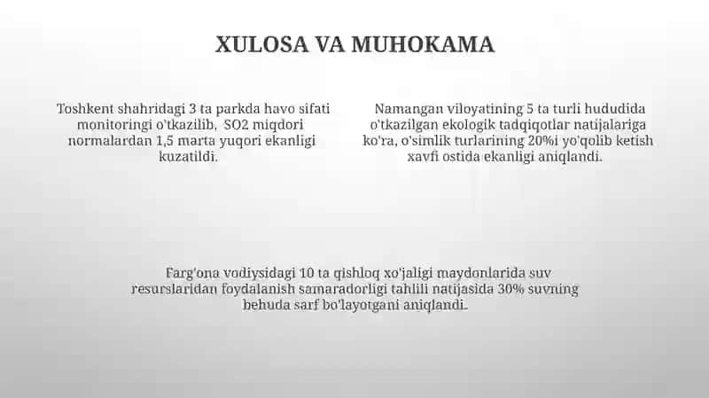 Ekologiya loyiha ishi 4