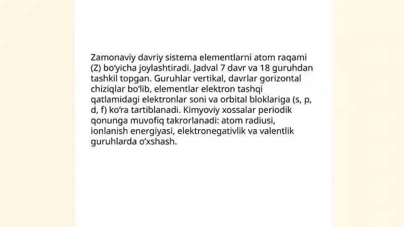 Davriy qonun va davriy sistema 4