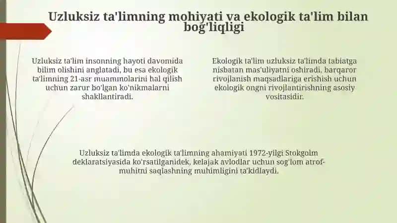 Ekologik ta'lim 4