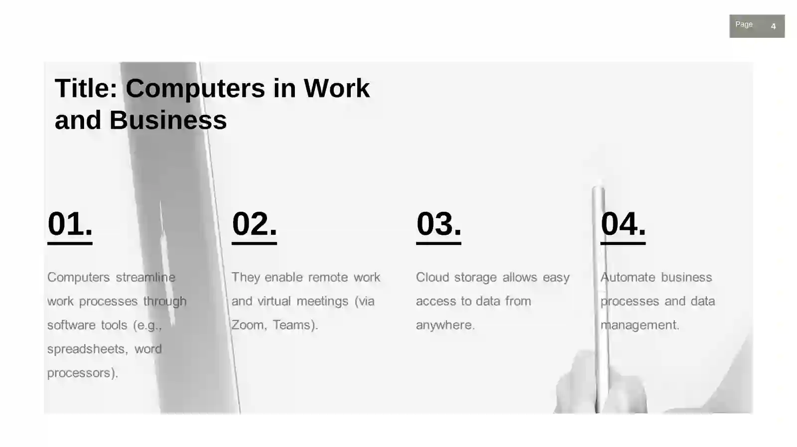 Computers in our life 4