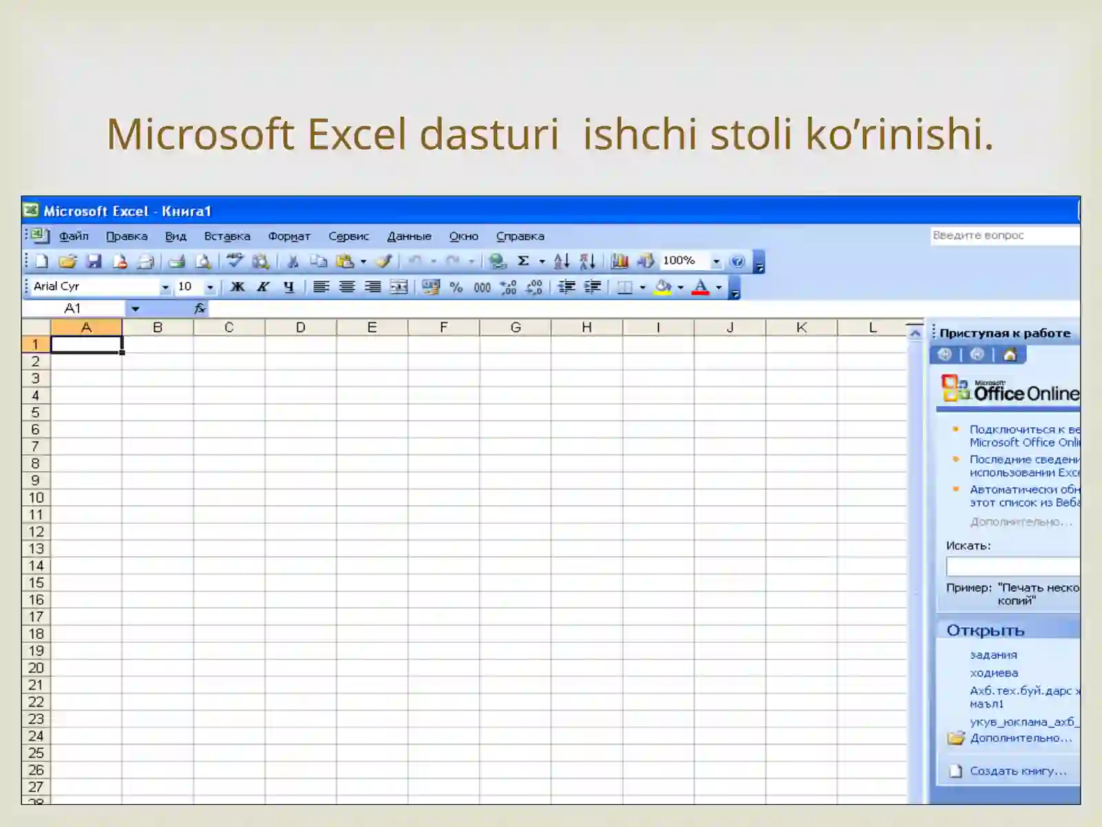 Microsoft Excel 4